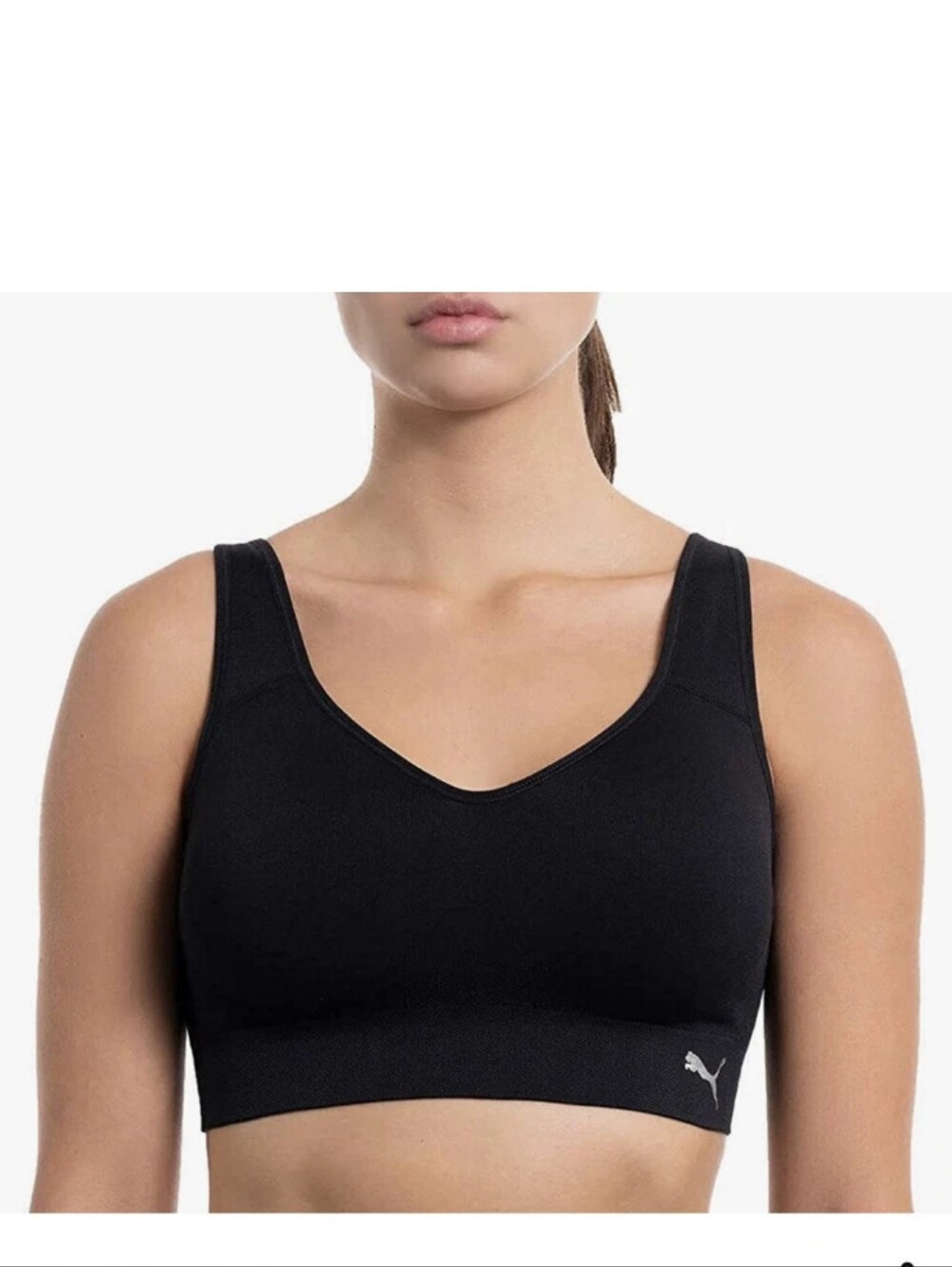PUMA Performance Women’s Sports Bra seamless Black Large Activewear